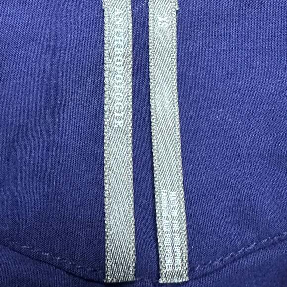 Anthropologie Belted Pencil Skirt In Navy - XS - Picture 5 of 7